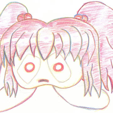 やる夫が色鉛筆で遊ぶようです。を読んで描いたラクガキ