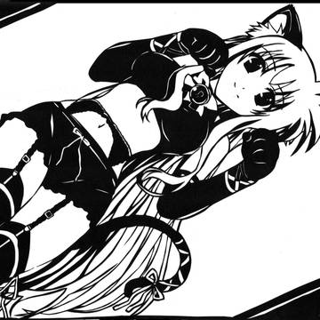 【切り絵】　フェイト・テスタロッサ　「魔法少女リリカルなのは」