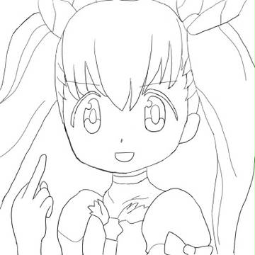 陽蜂下描き