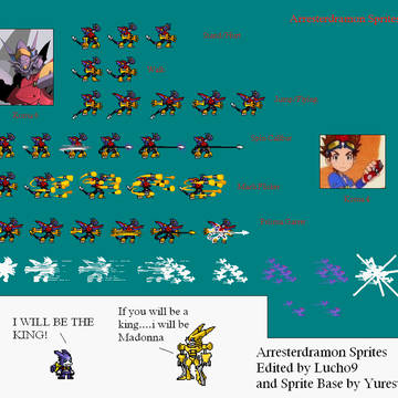 Arresterdramon スプライトシート