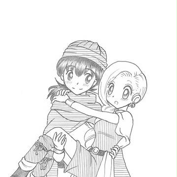 主ビアらくがき×３