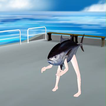 鮮魚超人だな