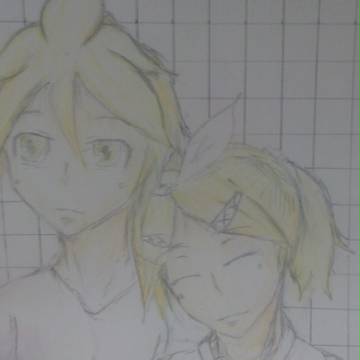 リンレン描いた