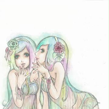 ささやく