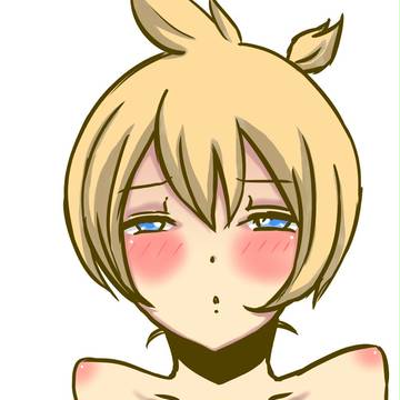 んー///