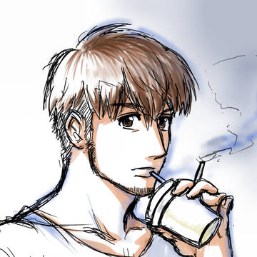 たばことカフェオレ
