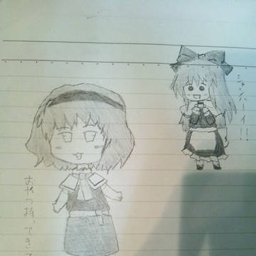 アリスと上海人形 プリンを添えて