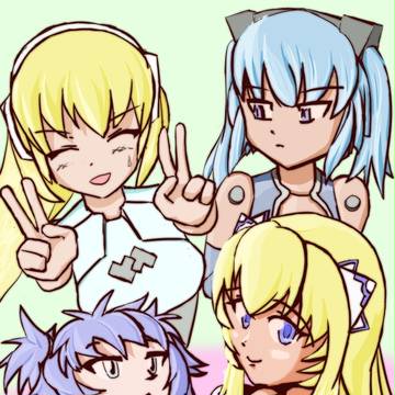 武装神姫TVアニメ化記念で4姫