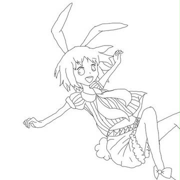 【マウス】うさぎ擬人化