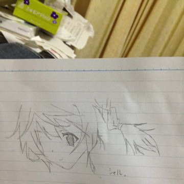 シャル　アニメイトの物を模写してみました。
