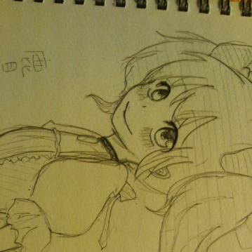 うろ覚えで描きました下書き