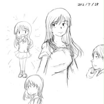 たまには落描き