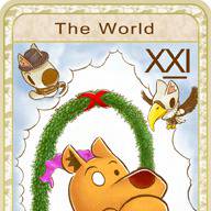 Goody Tarot No.21 "The World"