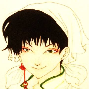 【鬼灯の冷徹】　初描き・白澤くん