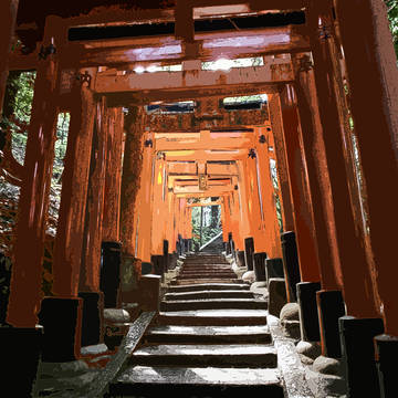 写真素材　鳥居