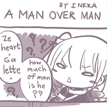 A man over man.
