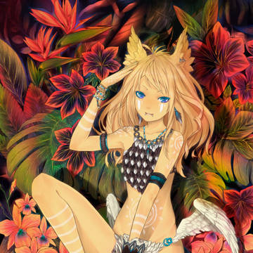 Kuro-e Artbook Sample Drawing