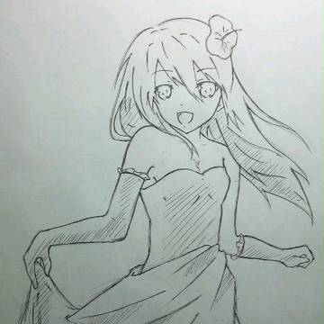 ドレス着た女の子