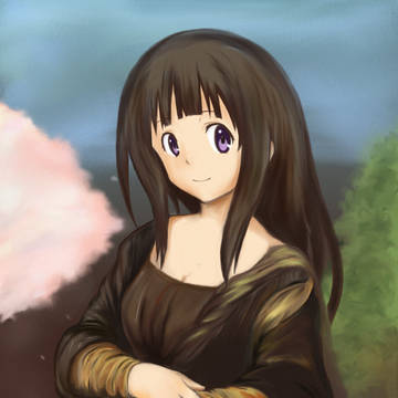 私、絵になります。
