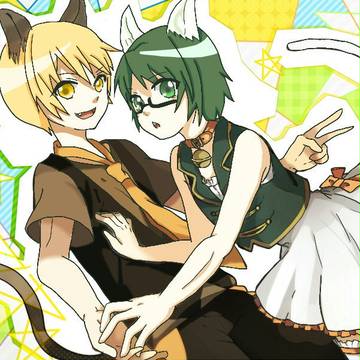 ネコミミ黄緑