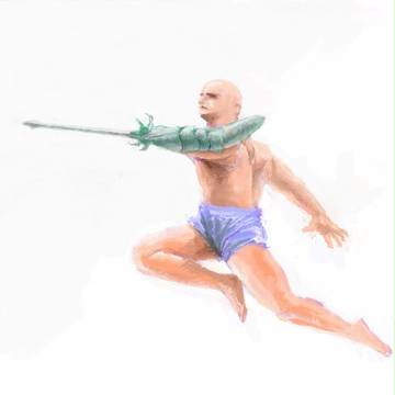 突き