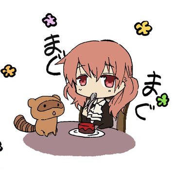 【らくがき・塗り】カルタと卍里【一週目】
