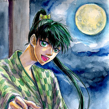 月夜の慎太郎