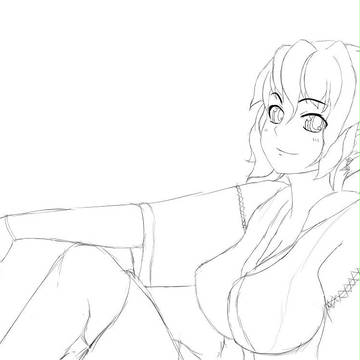 【落書き】夏は甚平の季節