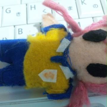 霧野ストラップ　つくってみた　　～前姿～
