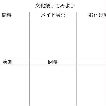 文化祭ってみよう