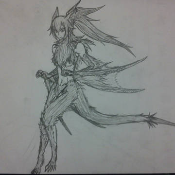 ナルガクルガ擬人