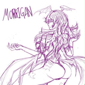 落書きモリガン