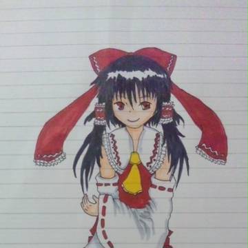 東方描いてみた(^^)ノ