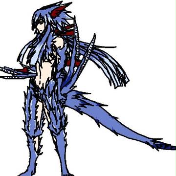 ナルガクルガ希少種擬人