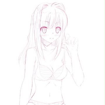 ニーソな子