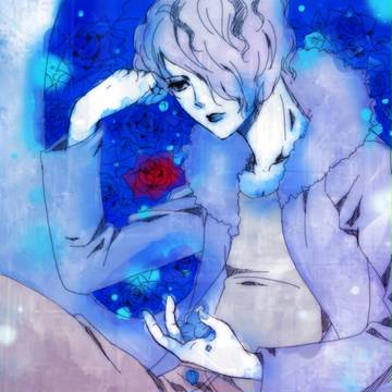 【Ib落書き】青の世界