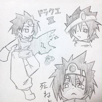 ドラクエⅢ勇者　ラクガキ