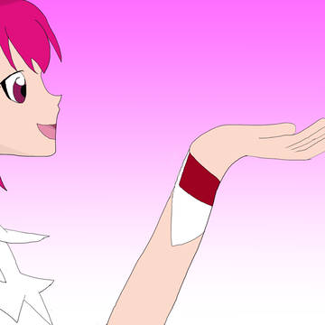横顔ハッピー