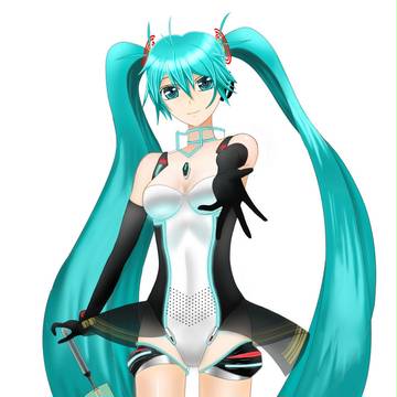レーシングミク描いてみた