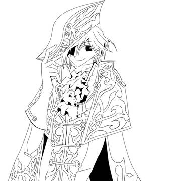 Fay。D。Flourite 線稿