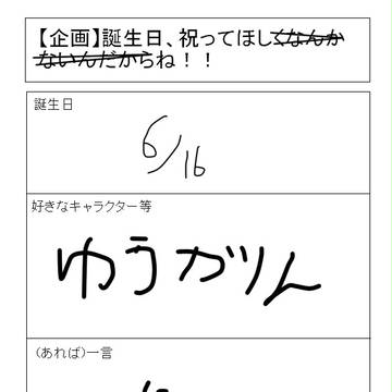 誕生日