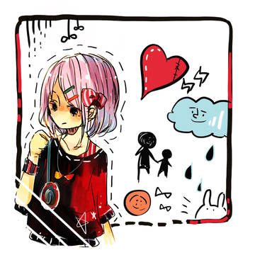 雨降ってた