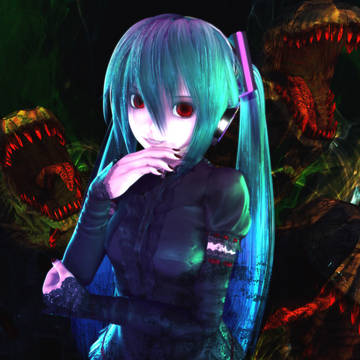 黒ミクさん2