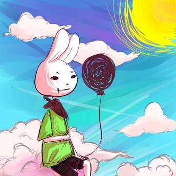 Floating in the sky
