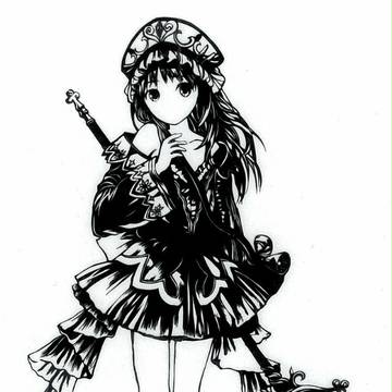 切り絵でトトリ