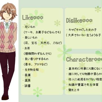 【P✶MW】 春川 蒼恭&桔梗 【補足＋店舗情報＋交流】