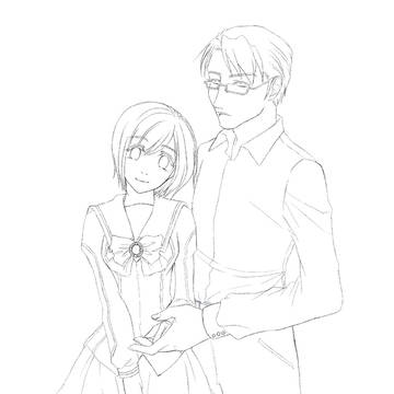 ■線画　塗り絵用■