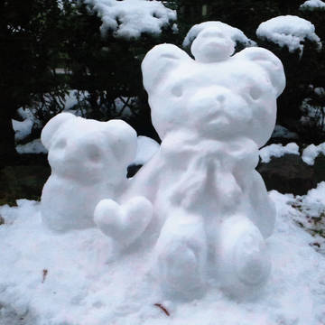鈴木さん雪だるま