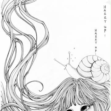 カタツムリに呪われた娘