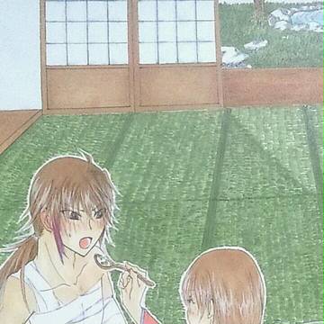 以蔵を介抱w 【以蔵&小娘ちゃん】